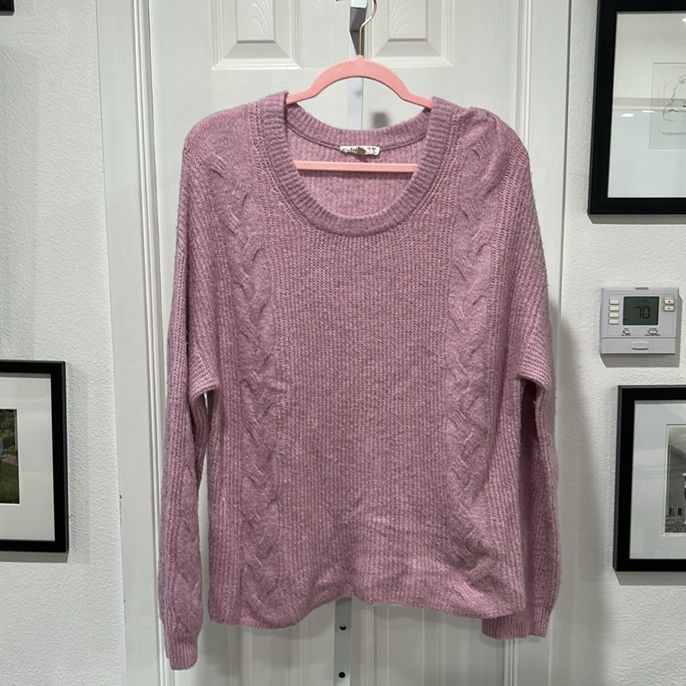 Splendid Lilac Natalia Maternity Sweater, RTR - Picture 5 of 8